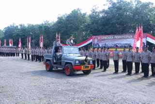 Kapolda Sumatera Selatan Irjen Pol Drs. Priyo Widyanto M.M. Pimpin Langsung Penutupan Pendidikan Pembentukan Bintara Polri Tahun 2019/2020