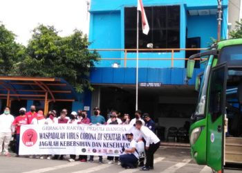 Gerakan Rakyat Peduli Bangsa adakan Baksos di Terminal Senen dan Kampung Melayu