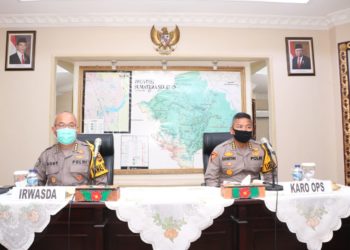 Kapolda Sumsel Yang Diwakili Irwasda Kombes Pol Drs. Dody Marsidy M.Hum Cfra Membuka Koordinasi Lintas Sektoral