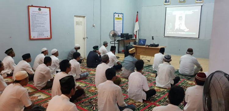 Lapas Kelas llB Way Kanan Gelar Zikir Dan Doa Bersama Secara Virtual Berharap Covid-19 Segera Berakhir