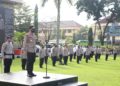 Kapolda Sumsel Pimpin Apel Pagi Menjelang Akhir Masa Tugasnya di Sumatera Selatan