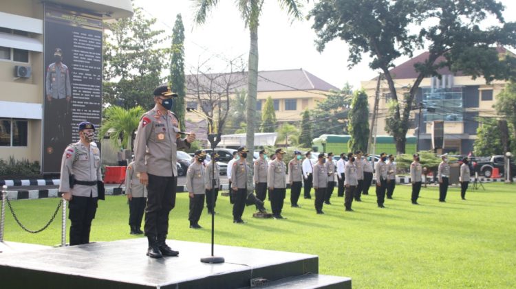Kapolda Sumsel Pimpin Apel Pagi Menjelang Akhir Masa Tugasnya di Sumatera Selatan