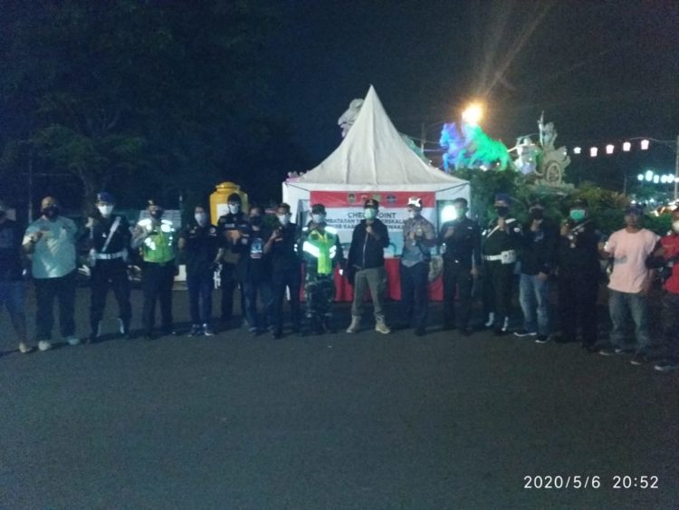 Ormas Banaspati Siaga Peduli PSBB Covid- 19 Stanbye Di Posko Cekpoint