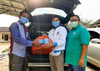 Peduli Sesama, DPD Gelora Kabupaten Serang Bagikan Sembako