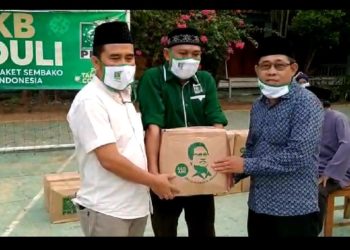 1000 Paket Sembako Disalurkan PKB Untuk Guru Ngaji Sekecamatan Priuk