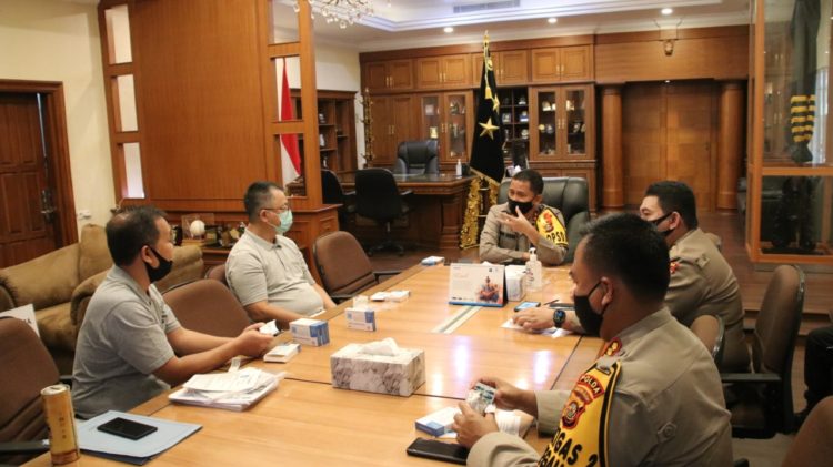 Kapolda Sumsel Irjen Pol Prof.Dr.Eko Indra Heri S, Menerima Audensi Dari Yayasan Budha Tzu Chui Indonesia