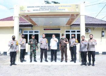 Kapolda Sumsel Irjen Pol Prof Dr. Eko Indra Heri S, Melaksanakan Kunjungan Ke Polres Banyuasin