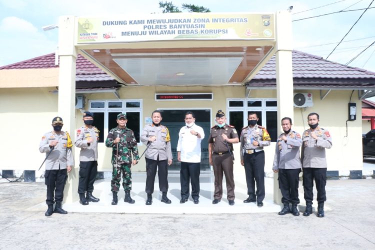 Kapolda Sumsel Irjen Pol Prof Dr. Eko Indra Heri S, Melaksanakan Kunjungan Ke Polres Banyuasin