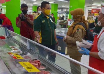 Mencegah Beredarnya Daging Celeng Dinas Perikanan Dan Perternakan Wini Karmila Turun Kepasar Modern Dan Tradisional