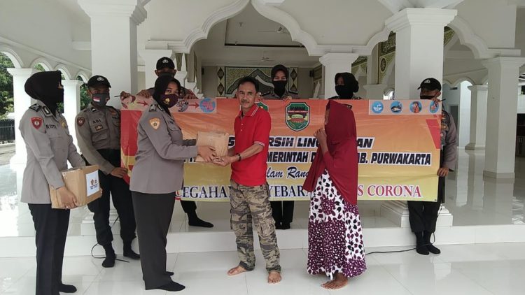 INI YANG DILAKUKAN POLRES PURWAKARTA MENGHADAPI POLA HIDUP BERSIH,NEW NORMAL DI TENGAH PENDEMI COVID-19