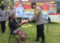 Mapolres Purwakarta Jelang Hari Bhayangkara Ke 74 Bagikan Bantuan Ke 50 Peyandang Disabilitas