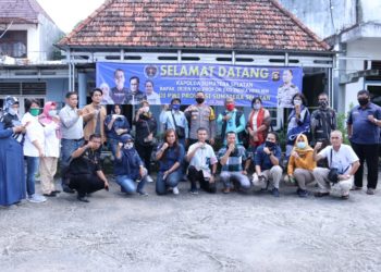 Kapolda Sumsel, Silatirahmi Ke Pegurusan PWI Provinsi Sumtera Selatan