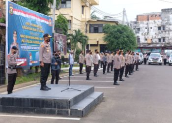 Wakapolda Sumsel Pimpin Apel Pembukaan Kegiatan Bhakti Sosial Hari Bhayangkara Ke 74 Dan Hut Polda Sumsel