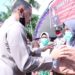 Dalam rangka Hut Bhayangkara Ke 74 Kapolda Sumsel Melaksanakan Bakti Sosial Di Pematang Panggang Kecamatan Mesuji Oki Sumsel