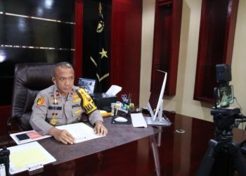 Wakapolda Sumsel Diwawancara Secara Langsung Dari Salah Satu Media Televisi Nasional, Membuat Inovasi Kampung Tangkal Covid 19 Pertama Dipalembang