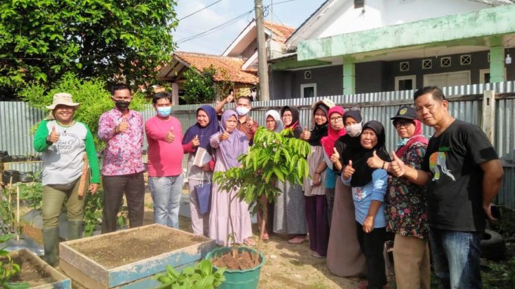 Ketua DPC Projo Purwakarta Asep Burhana Apresiasi Ibu-Ibu Terapkan Pertanian Dengan Metode Teknologi Hidroponik