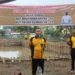 Kapolda Sumsel Berserta Jajaran Mengadakan Kegiatan Tali Asih Dan Bakti Sosial Penaburan Benih Ikan Dan Penanaman Pohon 