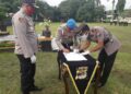 Polres Way Kanan Serah Terima Jabatan Kasat Narkoba 