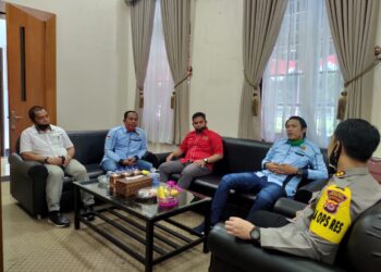Jalin Sinergitas Antar Pers Dan Polri, PWI Kota Serang Kunjungi Polres Serang Kota