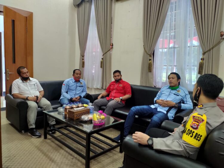 Jalin Sinergitas Antar Pers Dan Polri, PWI Kota Serang Kunjungi Polres Serang Kota