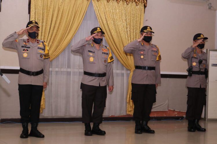 Kapolda Sumsel Melaksanakan Upacara Kemuliaan Nilai Nilai Luhur Tribrata