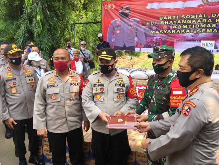 Jelang HUT Bhayangkara Yang Ke – 74, Baharkam Mabes Polri Lakukan Baksos di Tangerang