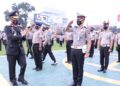 Kapolda Sumsel memimpin Upacara Korp Raport Kenaikan Pangkat Personil dan ASN Polda Sumsel