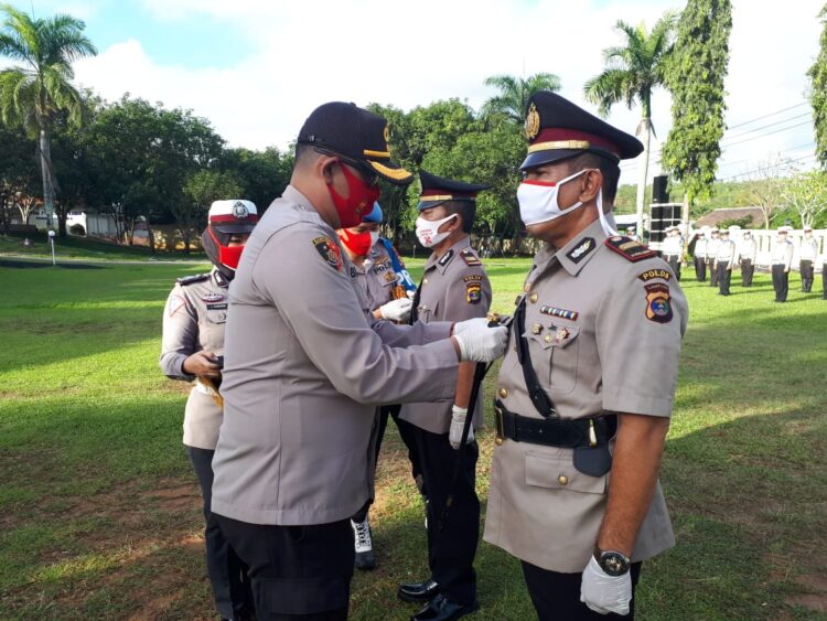 Kapolres Way Kanan Pimpin Sertijab Kapolsek Way Tuba