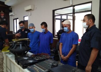 Empat (4) Pelaku Pembobol Tempat Karoke Di Ringkus Polsek Bungursari