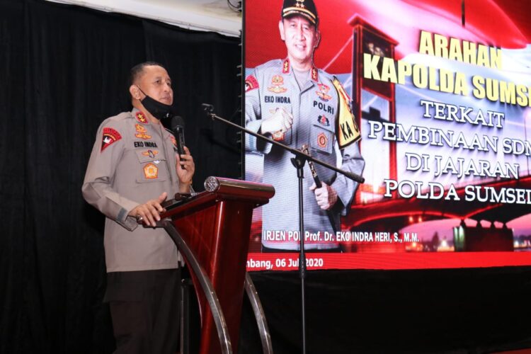 Kapolda Sumsel Membuka Acara Rapat Kerja Fungsi SDM Jajarannya