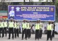 Apel Gelar Pasukan Ops Patuh Musi 2020 Dipimpin Dirlantas Polda Sumsel