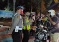 Satlantas Polres Purwakarta Lakukan Razia Kendaraan Malam Hingga Menyita 30 Unit Motor