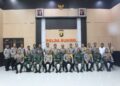 Kapolda Sumsel Bersama Pejabat Utama Menerima Silaturahmi Pangdam II Sriwijaya Didampingi Dandrem Gapo 044