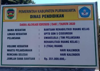 Ada Apa Dengan Kepala Sekolah SDN 5 Cisereuh Kabupaten Purwakarta Kayak Ada KKN