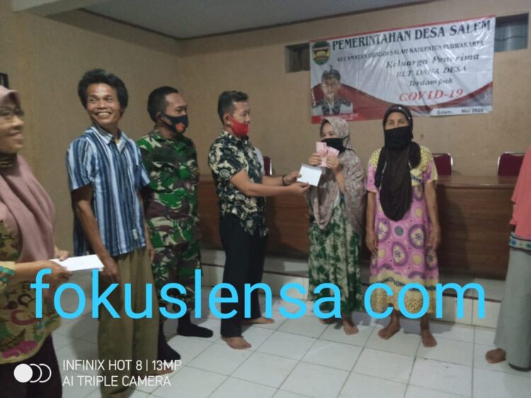 Tanda Kadeudeuh Pemerintah Terlihat Sekarang Desa Salem Salurkan BLT Dana Desa Termin Ke-1 Senilai Rp 300.000