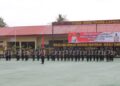 Satu SSK BRimob Polda Sumsel Setelah 6 Bulan Bertugas diPapua Kembali Kebumi Sriwijaya Palembang