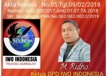 Ridho Ketua DPD IWO INDONESIA Purwakarta Mengecam Keras Pelaku Pembunuhan Wartawan