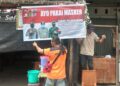 Sosialisasi Penggunakan Masker Polsek Pontianak Timur Pasang Banner Di Tempat Strategis