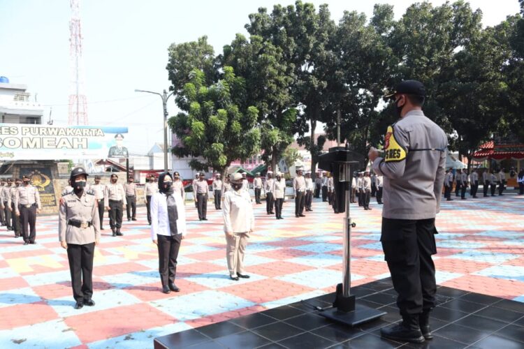 Jelang Sambut HUT Polwan Ke 72 Kapolres Purwakarta AKBP Indra Setiawan Berharap Jalankan Tugas Yang Baik