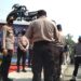 Satuan Satlantas Polres Purwakarta Membuat Tugu Kecelakaan Di Wilayah Bungursari Demi Terciptanya Keselamatan Pengemudi