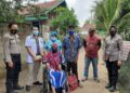 Kapolda Sumsel Membantu Warga Kurang Mampu Korban Kecelakaan Lalulintas Tahun 2019