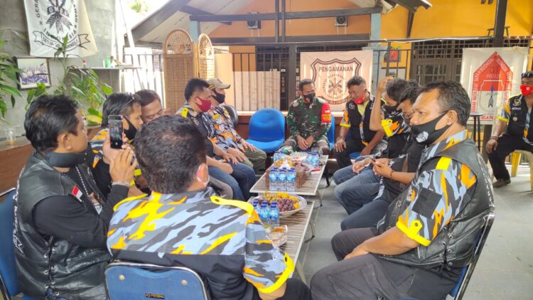 DANDIM 0619 Purwakarta kunjungi sekretariat LSM GMBI Kabupaten Purwakarta