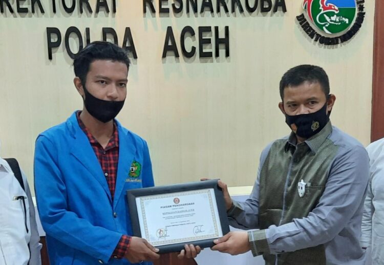 Narkoba Meresahkan, Aktivis Mahasiswa Aceh Sampaikan Saran ke Polda Aceh