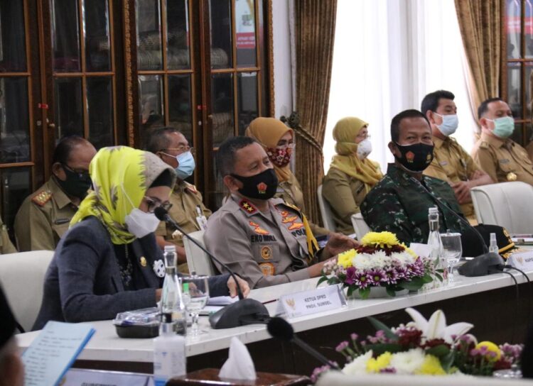 Kapolda Sumsel Menghadiri Rapat Kerja Ketua DPD RI Dan Wakil Ketua DPD RI Di Provinsi Sumsel