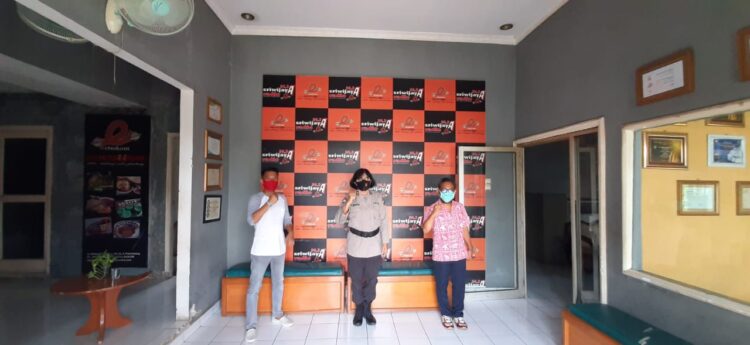 PROTOKOL KESEHATAN COVID 19 BERSAMA AKBP SALAM HERNITA YANTI SH KASUBDIT BINTIBSOS DIT BINMAS POLDA SUMSEL