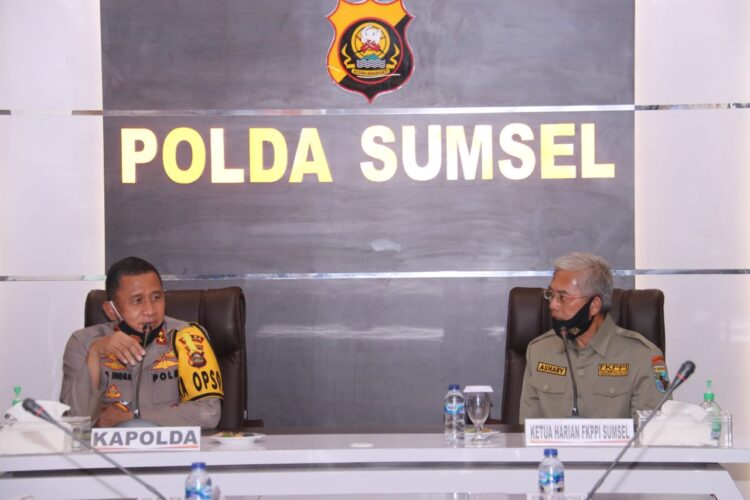 Kapolda Sumsel Menerima Audiensi Ketua Pengurus Daerah FKPPI Sumsel