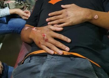 Senggol Pengendara Motor Bus Plat Merah Kabur Di Jalan Tanjung Raya ll Pontianak Timur