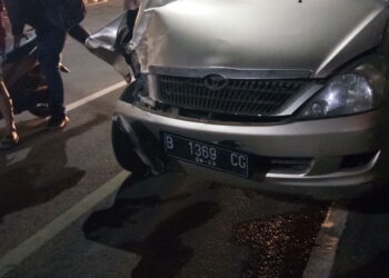 Tiga Kendaraan Terlibat Laka Lantas  Depan Lapas Klas 1 Tangerang 