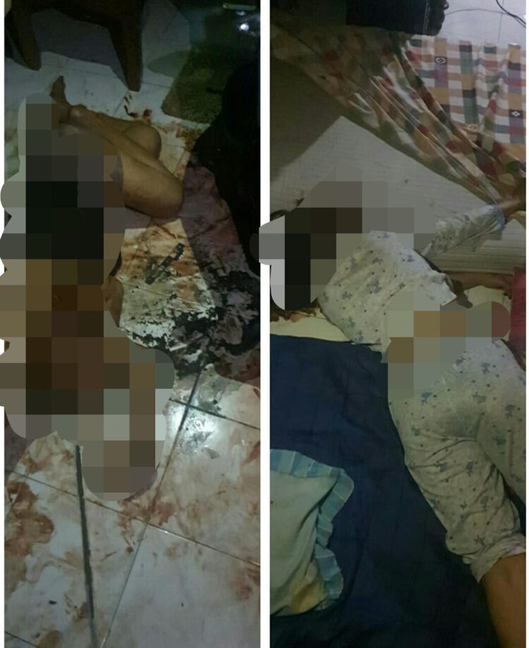 Diduga Dibunuh : Ibu dan Anak Tergeletak Mengenaskan Tak Bernyawa Didalam Rumahnya