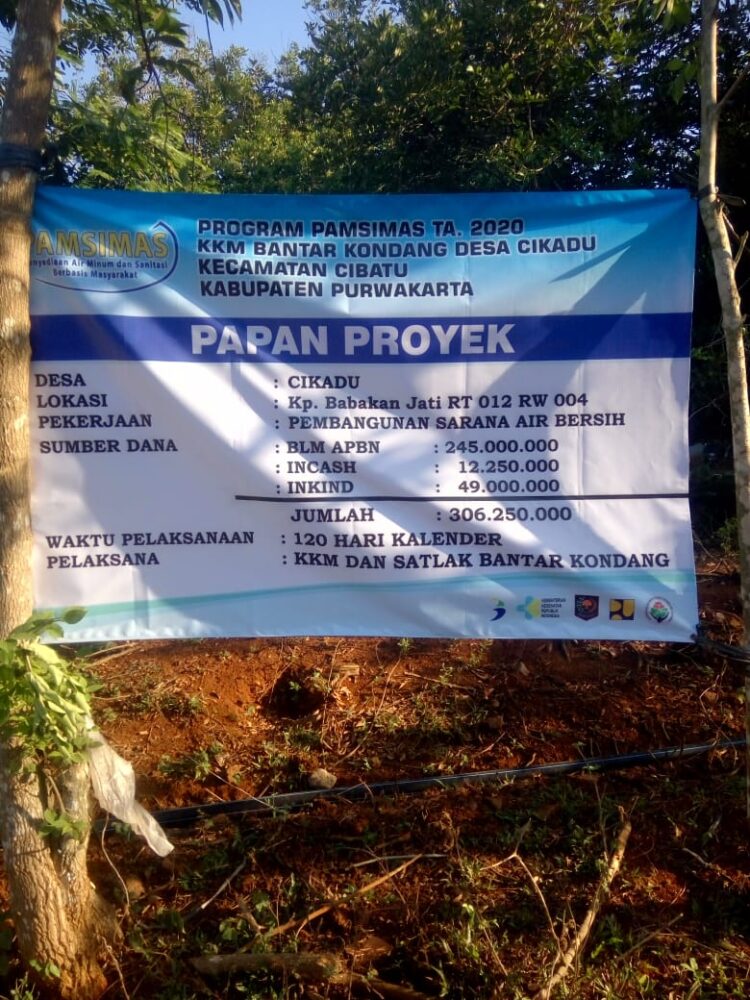 DIDUGA MEMONOPOLI PROGRAM PAMSIMAS DI DESA CIKADU KECAMATAN CIBATU, KEJARI PURWAKARTA DIMINTA PANGGIL KETUA SATLAK DAN KKM BANTAR KONDANG